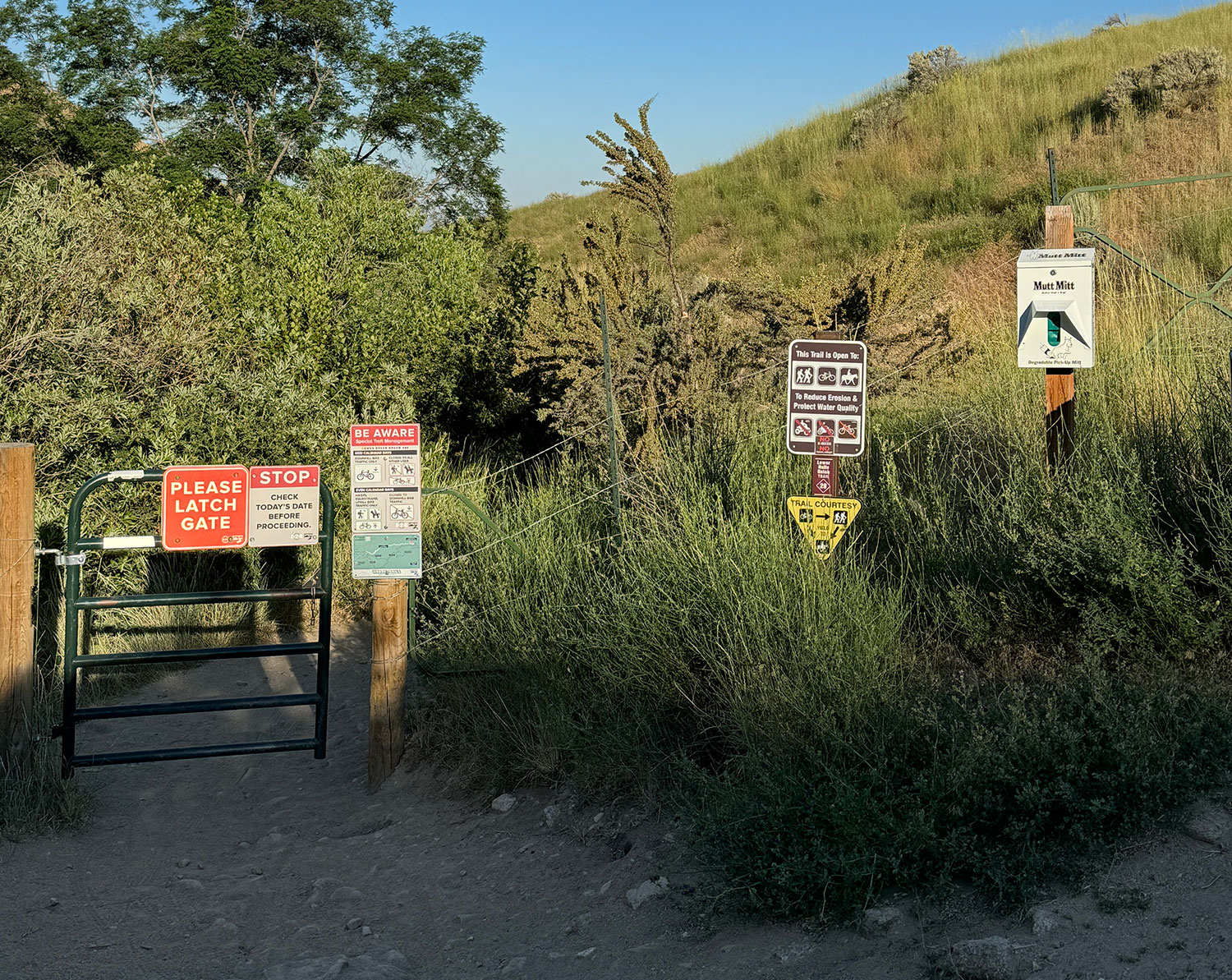 Ridge to Rivers have used more and more signage at trailheads to inform users.